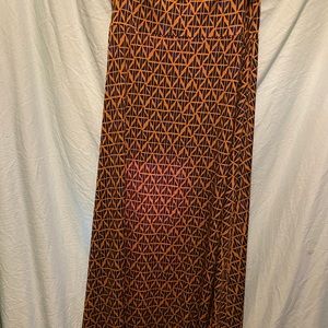 LuLaRoe strapless dress. Stretch fabric size large